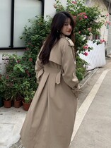 Wind coat jacket womens clothing autumn winter coat 2021 new Korean version loose small sub medium long style design sensation
