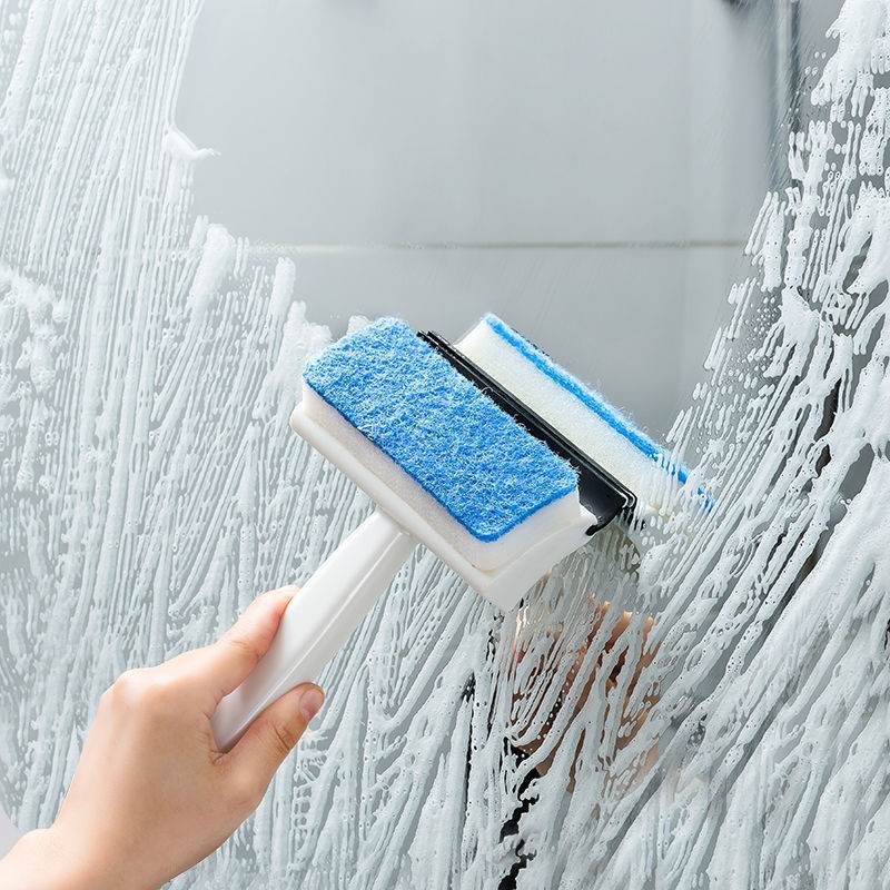 Japanese toilet wall bathroom tile brush household wipe window bathroom glass scale shower room clean brush
