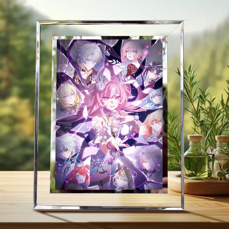 Honkai: Star Rail Twelve Descendants Merchandise Xilian Bai'Er Room Dormitory Desktop Display Stand Photo Frame Ornament Gift