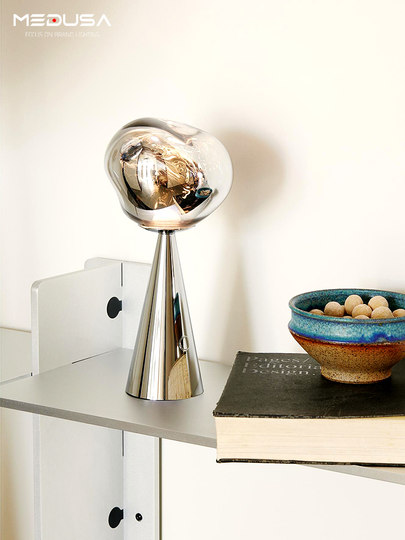 Tomdixon Lava Table Lamp Designer Rechargeable Creative Bedroom Bedside Lamp Art Desktop Decoration Atmosphere Lamp