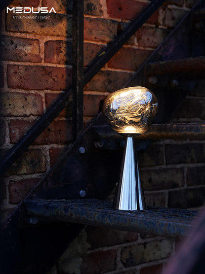 Tomdixon Lava Table Lamp Designer Rechargeable Creative Bedroom Bedside Lamp Art Desktop Decoration Atmosphere Lamp