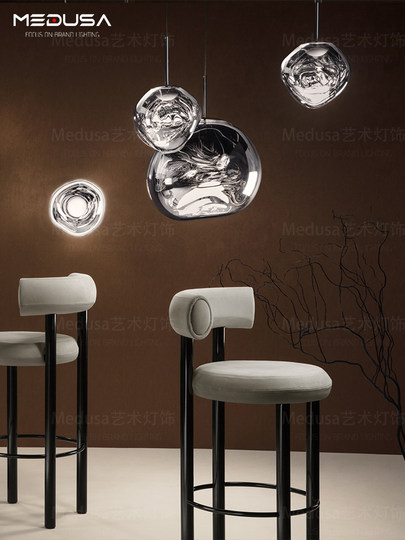 英国tomdixon Melt熔岩吊灯现代别墅挑空客厅餐厅loft楼梯复式楼