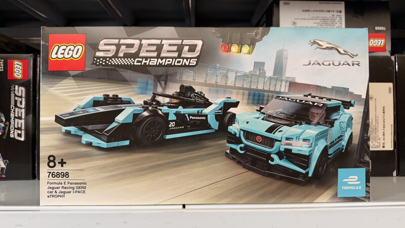 Lego 76898 Jaguar E-Class Formula Dual Car Building Blocks Super Racing Car Toy Gift for Boys