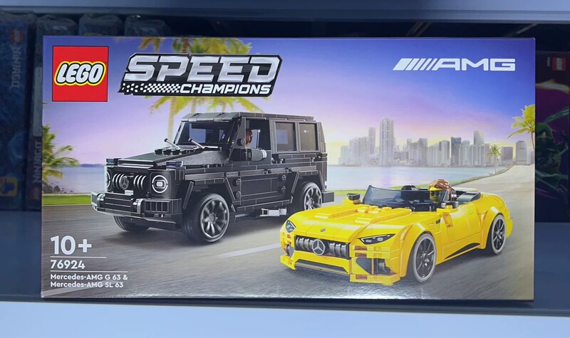 Lego 76924 Mercedes G63 and Sl63 Racing Set Educational Building Blocks Lego 76924 Mercedes G63 and Sl63 Racing Set Educational Building Blocks