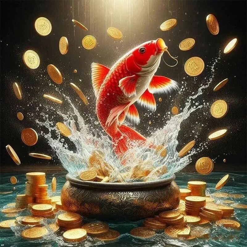 锦鲤公考的LOGO
