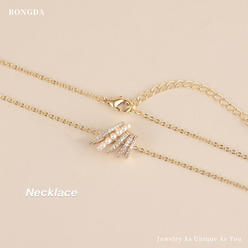 Qingdao Rongda Huixin Craft Gift Decoration Co., Ltd. Han Edition Temperature Temperature Multi-circle hollow pendant chain