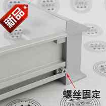 Accessories 100l type cabinet handle-free inner corner zinc alloy silver female 0-angle corner connector