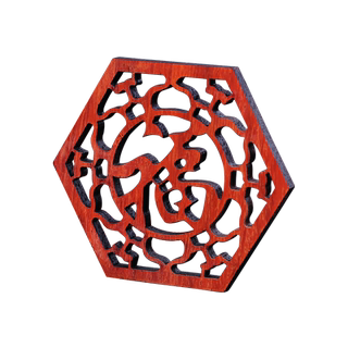 Fenêtre sonore erhu en palissandre avec colle