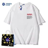 НАСА Big Label White T -For