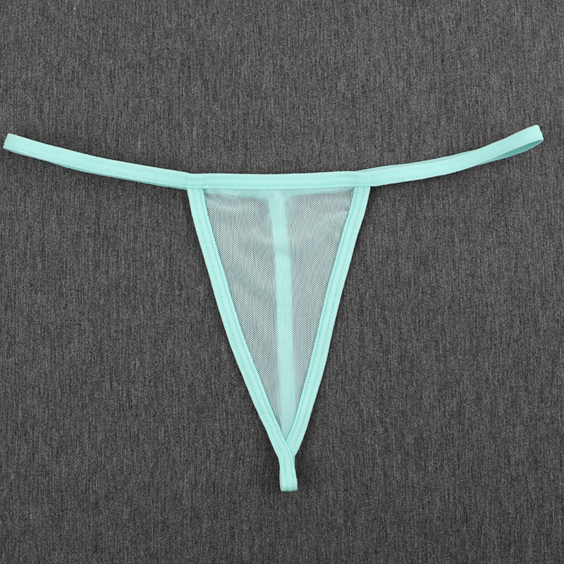 European and American Minimalist Style Thong, Feminine One-Line Sheer Thin Strap Underwear, Bikini Low-Rise Seamless Women's Underwear European and American Minimalist Style Thong, Feminine One-Line Sheer Thin Strap Underwear, Bikini Low-Rise Seamless Women's Underwear