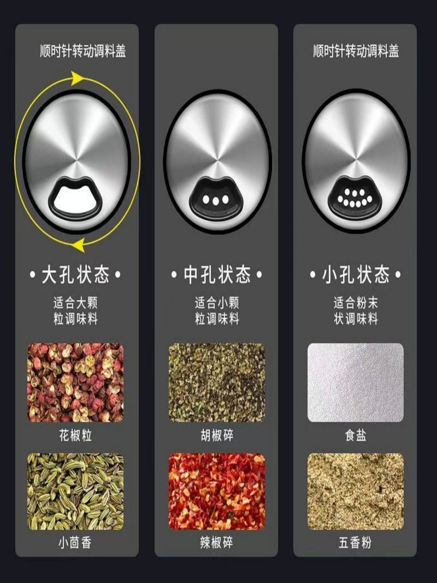 German Kitchen Salt Shaker Seasoning Jar Set Seasoning Box Household Sealed Jar Barbecue Seasoning Bottle Seasoning Jar