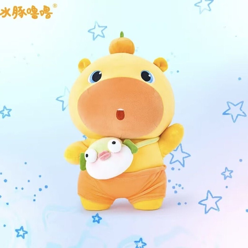 Kapibara Pufferfish Lulu Pillow Doll Children's Sleeping Companion Plush Toy Girl's Gift