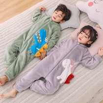 Sleeping bag girls fall and winter leg splitting baby winter cotton sleeping quilt children winter nap special 4 years old 2 days
