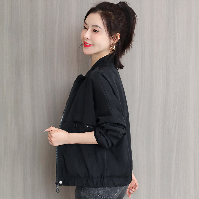 Thin Short Jacket for Women, Spring and Autumn, Korean Style, Fashionable, Casual Spring Top, Loose Short Jacket for Petite Women