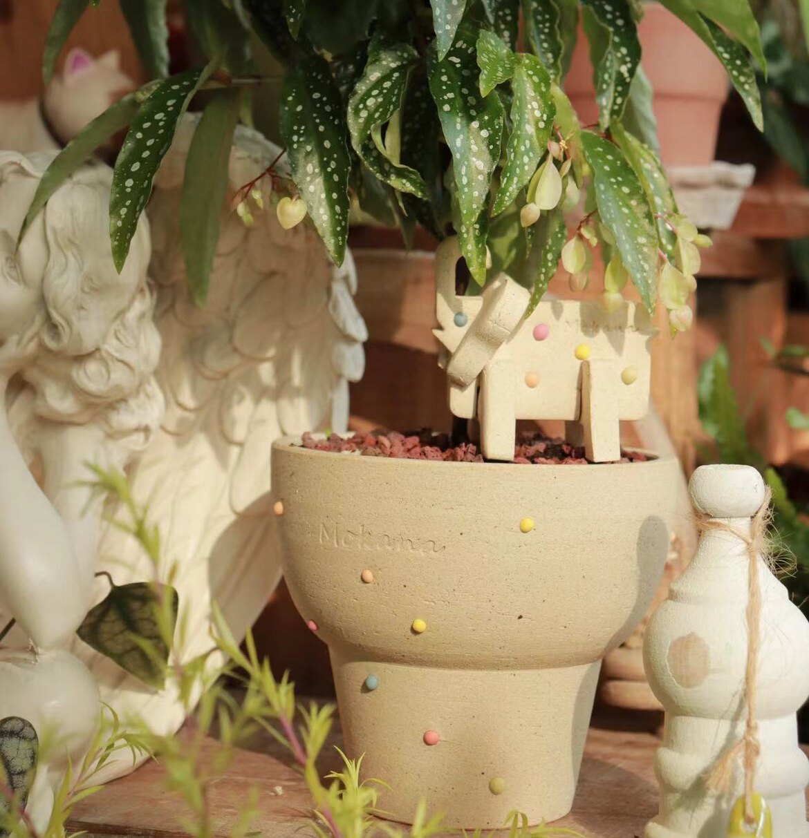 12 30 Updated | MoKaNa | coarse grain mini | handmade pottery basin-Taobao