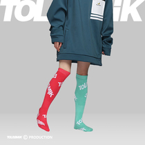 tolasmik ski socks stockings thickened male and female professional single-board anti-skid tall barrels super thick and warm snow socks