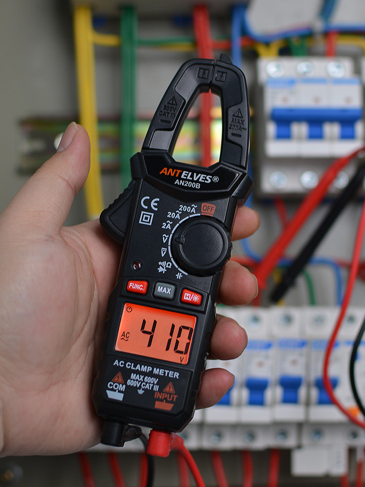 Small Clamp Meter Digital Ammeter Household Electrician Multimeter Clamp Meter Multifunctional Digital Display Clamp Meter