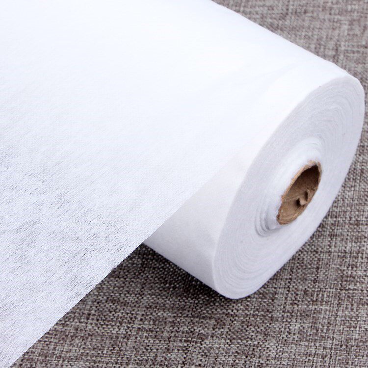 Adhesive lining clothing accessories lined with inserted hot melt adhesive lined single-sided adhesive white non-woven fabric paste