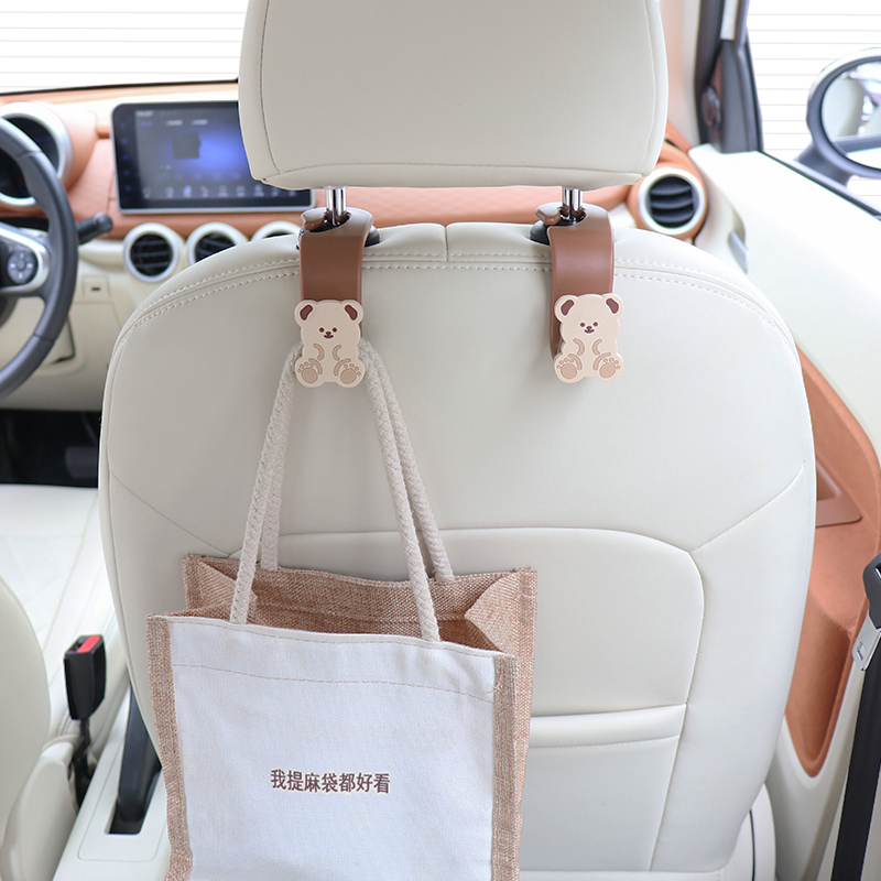 Car-linked on-board rear seat back seat Cartoon hooks in the back seat multifunctional containing vehicle in the car-Taobao