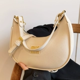 Белая сумка через плечо, сумка подмышку, барсетка, сумка на одно плечо, французский стиль, изысканный стиль