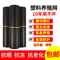 Plastic Mesh Breeding Nets Fencing Geo Grilled Chicken Nets Chicken Duck Leaking Manure Plastic Grid Circle Cornnet