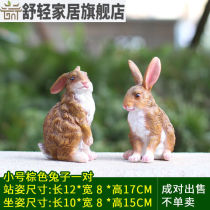 Garden garden for small animal outdoor simulation of rabbits