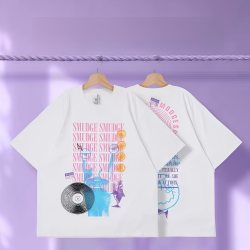 Smg Sky Blue Racing T-Shirt 【Triple Stitching】 Same Style as Jj Lin's Limited Edition T-Shirt, Running Out of Stock Soon