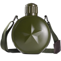 304 stainless steel insulated sports kettle outdoor large-capacity travel portable military fan training water cup outdoor retro