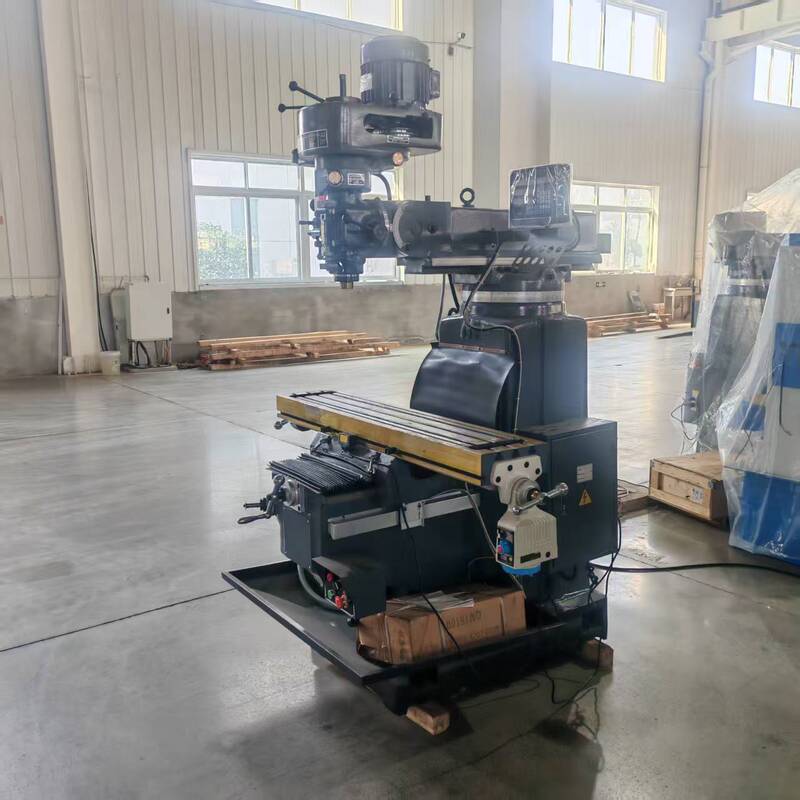 Turret Milling Machine No. 4 Turret Milling Machine Vertical Milling Machine Swing-Arm Drill-Mill Combo Machine No. 4/5 Precision Vertical and Horizontal Milling Machine