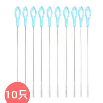 (Skin-friendly) Straw cleaning brush for cleaning baby bottles household extended childrens baby straw cup kettle guide