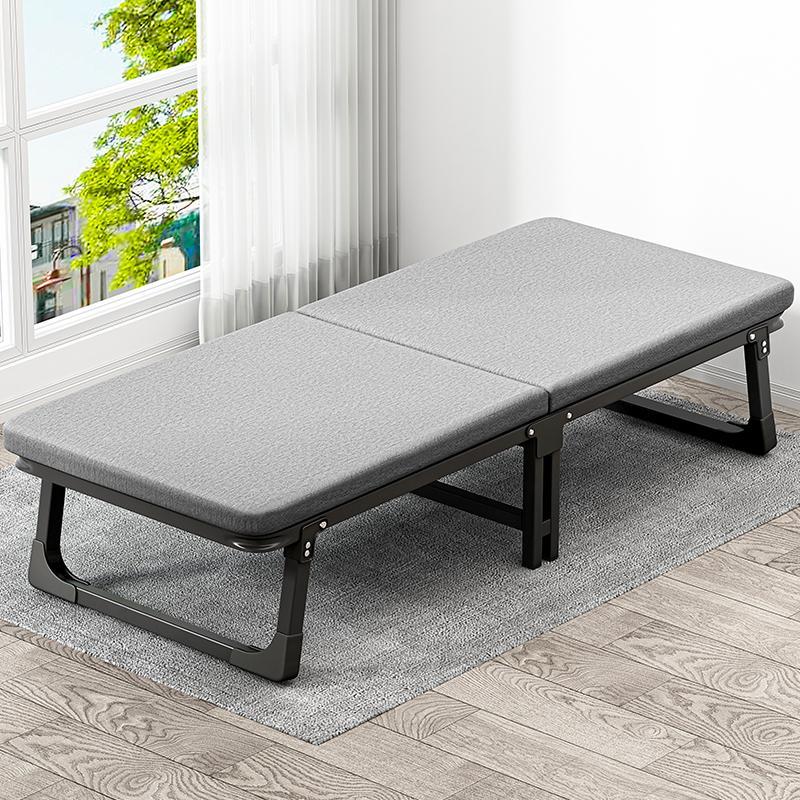 Xinjiang folding bed lunch break lounge chair office nap artifact household small bed single bed adult portable