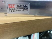 MEAN WELL switching power supply S-120-24 security monitoring power supply 120W 24V5A DC output centralized power supply