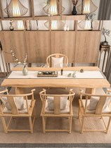New Chinese Kung Fu Solid Wood Tea Course for a Simple Household Tea Table Modern Tea Table Tea Table