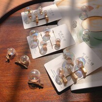 The Wise Letter Bubble Hair Clip Adorable Maidens Heart Clips Headgear Headwear Net Red Ultra Fairy side Liu Hai Fat clip student head