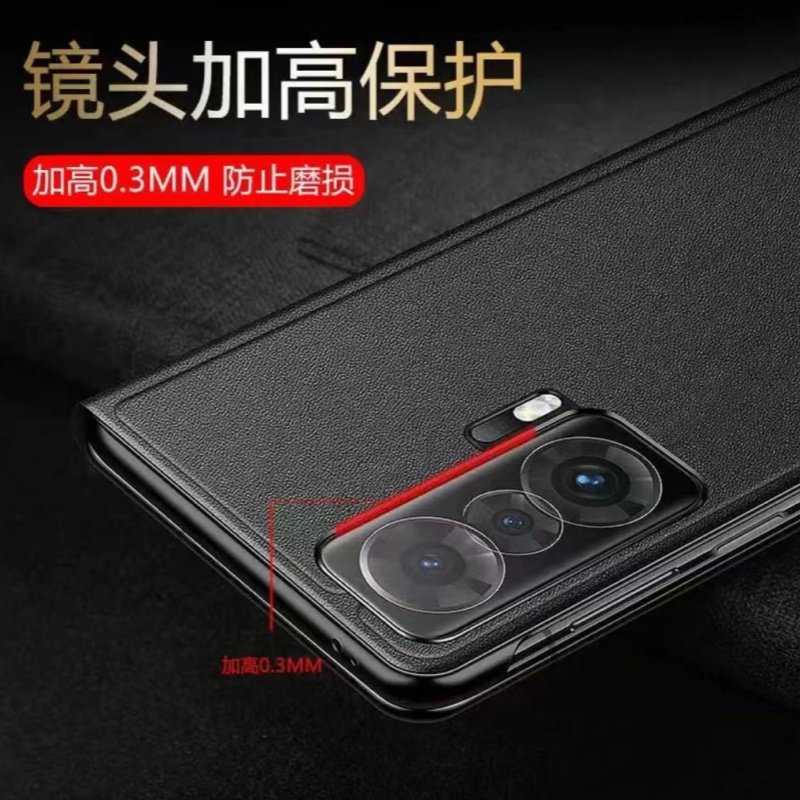 Suitable for Honor Magic Vs 80% off Dual-Screen Phone Case, Genuine Leather New Model Magic V2 Smart Window Flip Cover, Magnetic Ultra-Thin Protective Case, Vs2 Full Coverage Anti-Drop V2 Simple Leather Case for Men and Women, Huawei