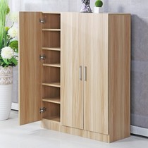 Balcony shoe cabinet Simple modern assembly sunscreen large-capacity storage storage cabinet Wooden simple economical foyer cabinet