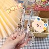ins Transparent Frosted Portable Scissors Student Girl Heart Bangs Special Scissors Household Multifunctional Handmade Scissors