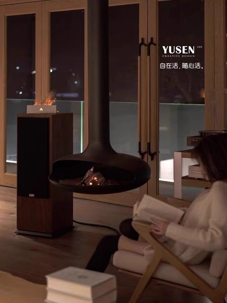 2024 New Model Simulated Flame Humidifier Aromatherapy Machine Essential Oil Home Bedroom Small Silent Atmosphere Lamp Gift