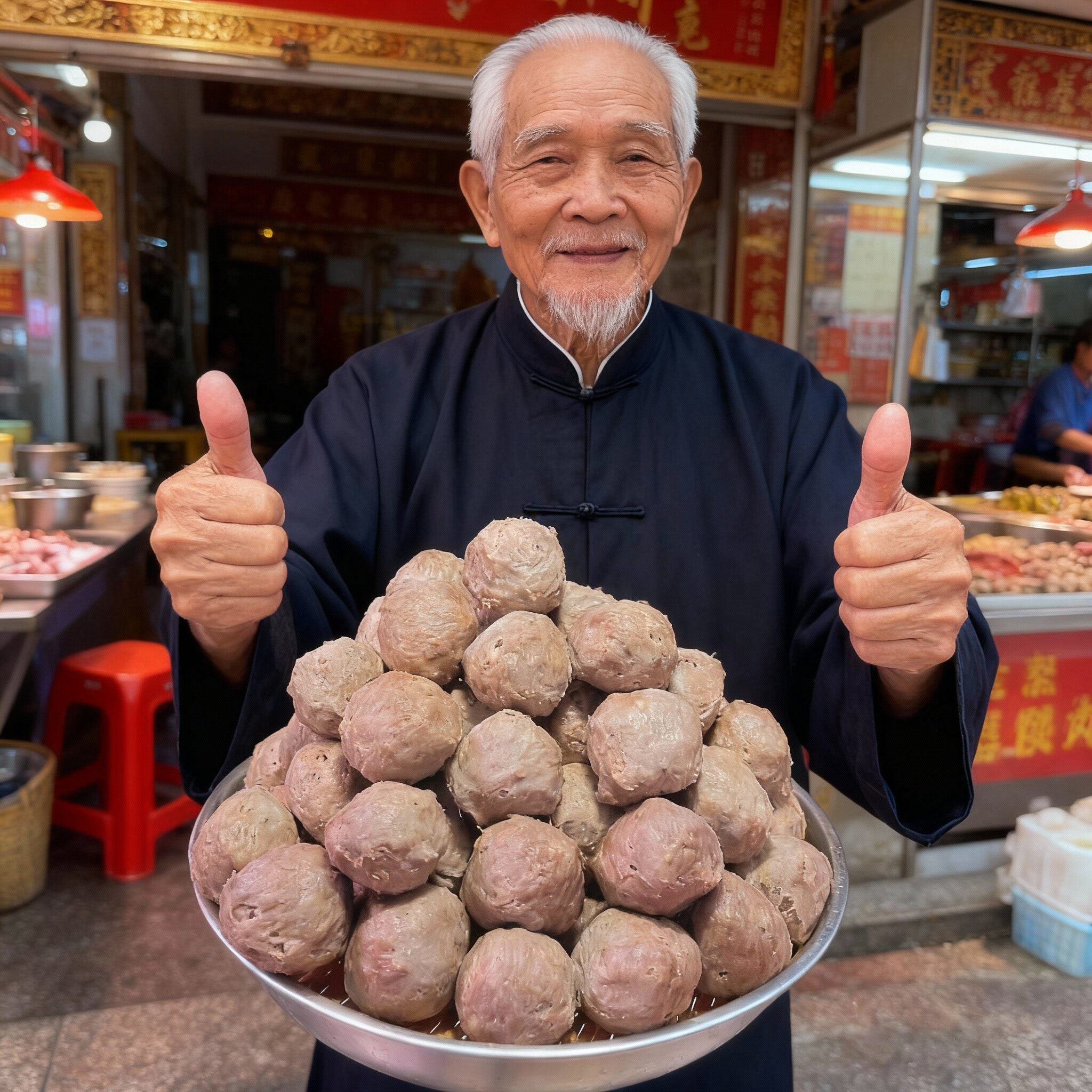 胶地人潮汕特产店的LOGO