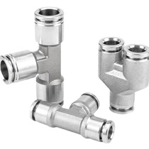 304 stainless steel quick insert three-way connector change diameter T type Y type PE PY high pressure pneumatic hose quick windpipe quick pick up