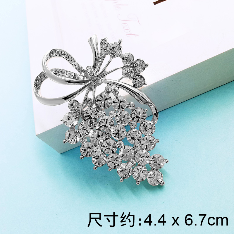 Thời trang trâm cài trâm lớn pin nam và nữ phù hợp với áo khoác áo choàng Hàn Quốc khóa phụ kiện đơn giản phụ kiện áo vest