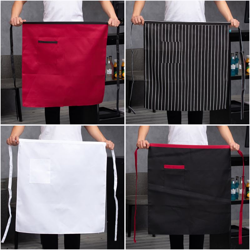 Chef Apron Half Body Kitchen Special Half Parapet Waist Catering Restaurant Hotel Attendant men and women Working clothes custom-made-Taobao
