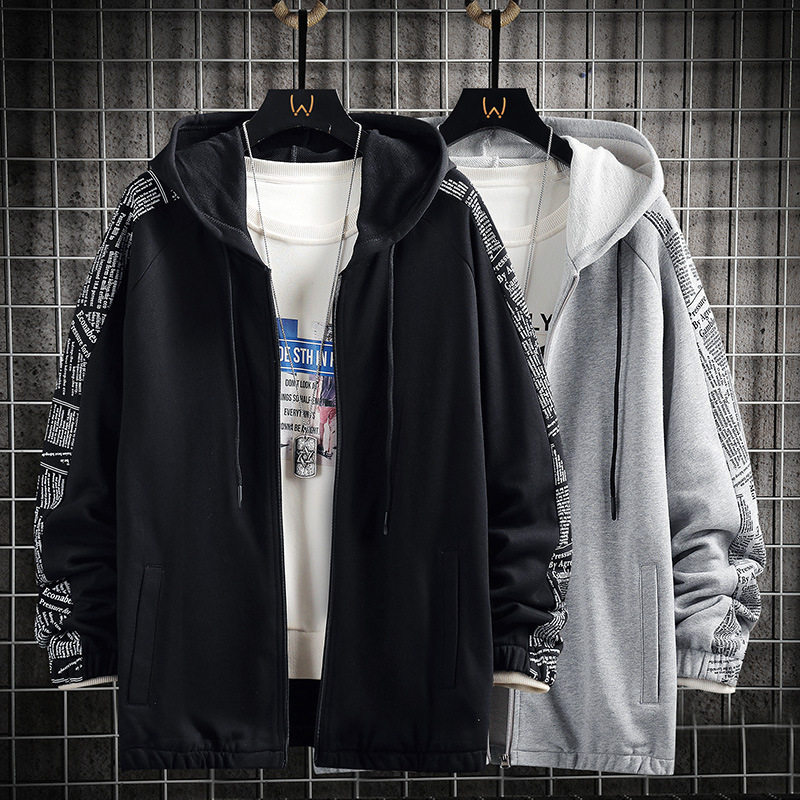 2022 autumn and winter new trend sweater baseball uniform men's fashion trend men's clothing loose collar jacket