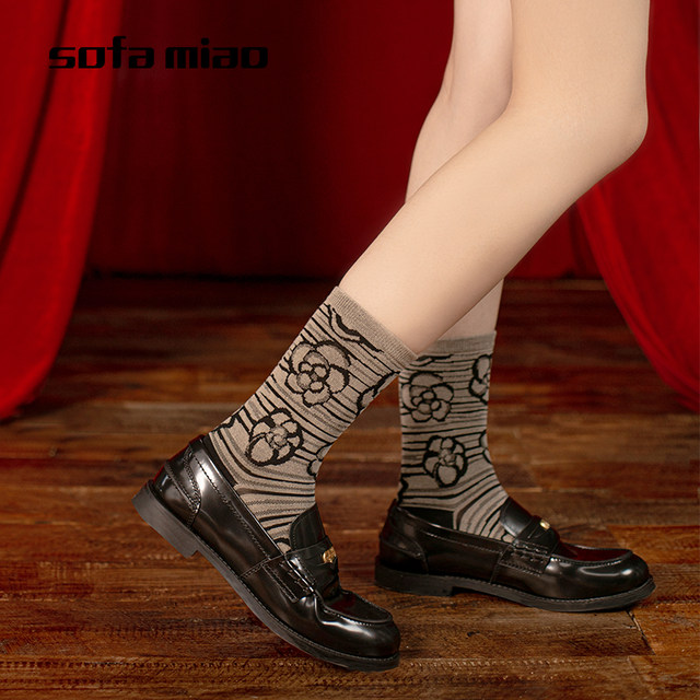 sofamiao tabi socks-antique rose series-designer brand silkworm gift box