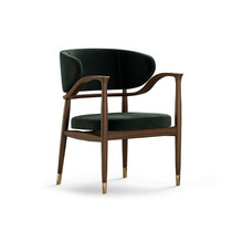 Italian minimalist creative living room Bedroom armrestaurant Leisure chair deskDesk and chair Restaurant Cafe