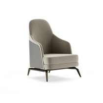 Nordic Solid High Back Hall Clothing Sofa Chair Creative Leisure Tiger Chair Office Software Single Chair