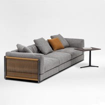 New Chinese Simple Atmospheric Living Rope Archive Rope Handrail Sofa Light Luxury House Model Room Furniture