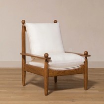 Nordic Folk Club solid wood sofa chair Silent Wind Creativity Armchair Designer style Art Leisure Club Chair