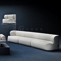 The solid wood-packed sofa designer model room sales room room for luxury villa