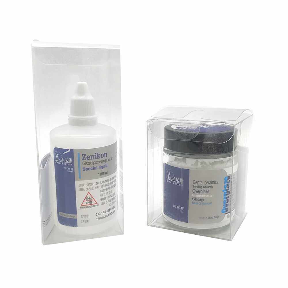 牙科 泽尼康釉粉 釉液 上瓷釉粉 全瓷釉粉 釉粉75g釉液100ml 包邮